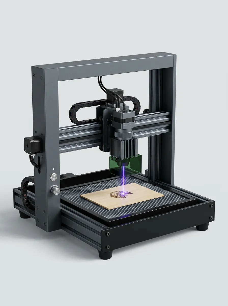 Desktop Laser Cutting and Engraving Machine for Small Workshop Use