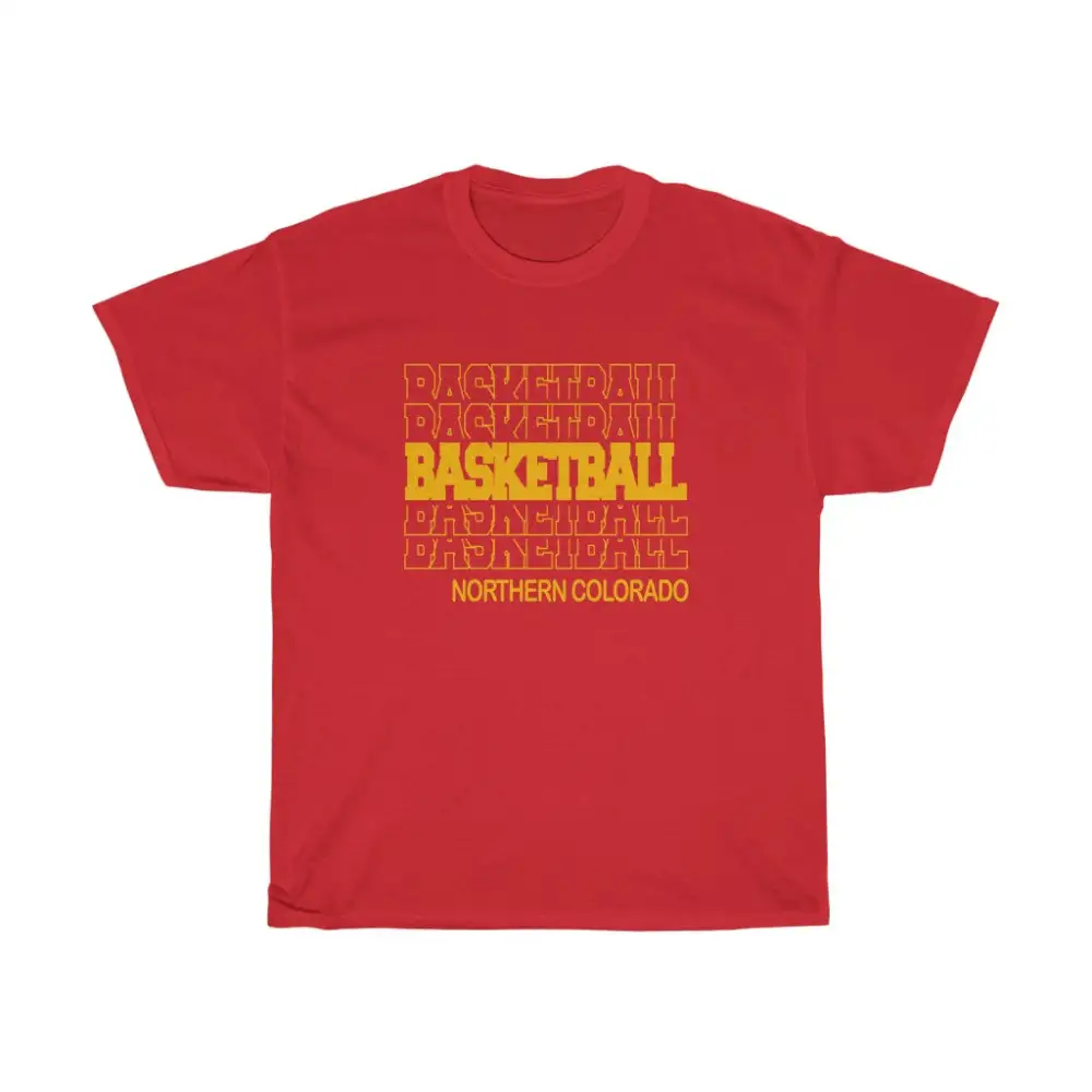 Basketball Northern Colorado in Modern Stacked Lettering
