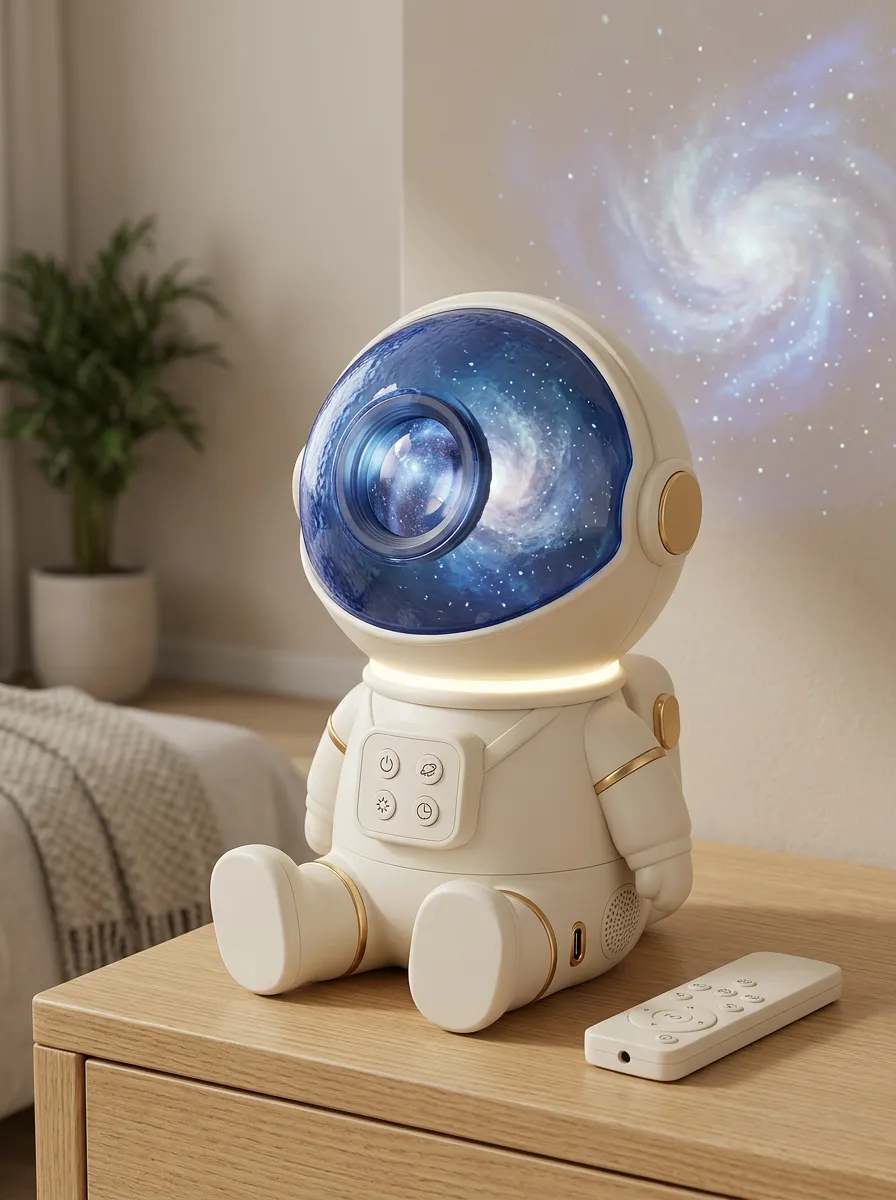 Astronaut Galaxy Nebula Projector Night Light for Living Room Ambience