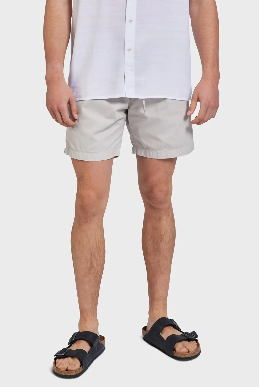 Relaxed Fit Linen Blend Casual Pull-On Shorts