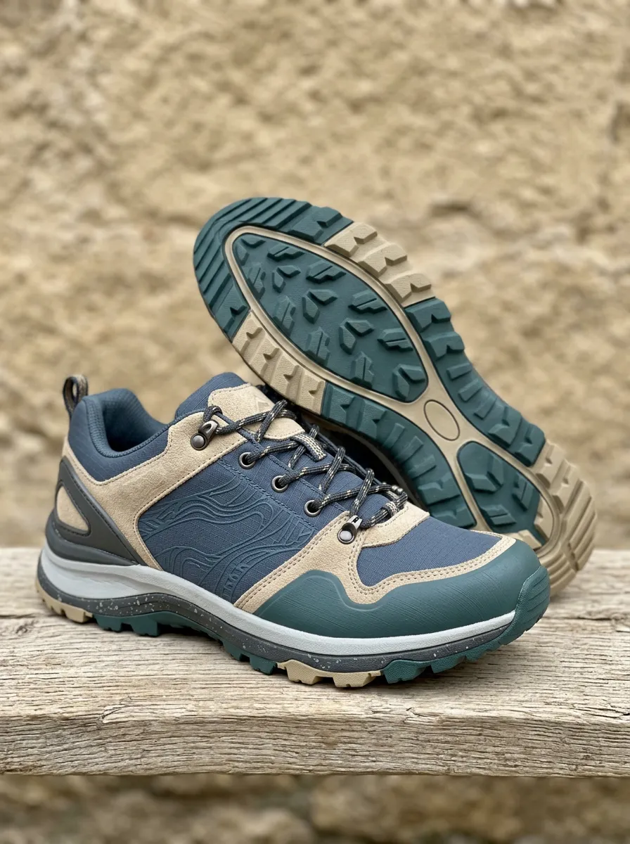 Women's Stride Outdoor Hiking Topographic Printed Sneakers