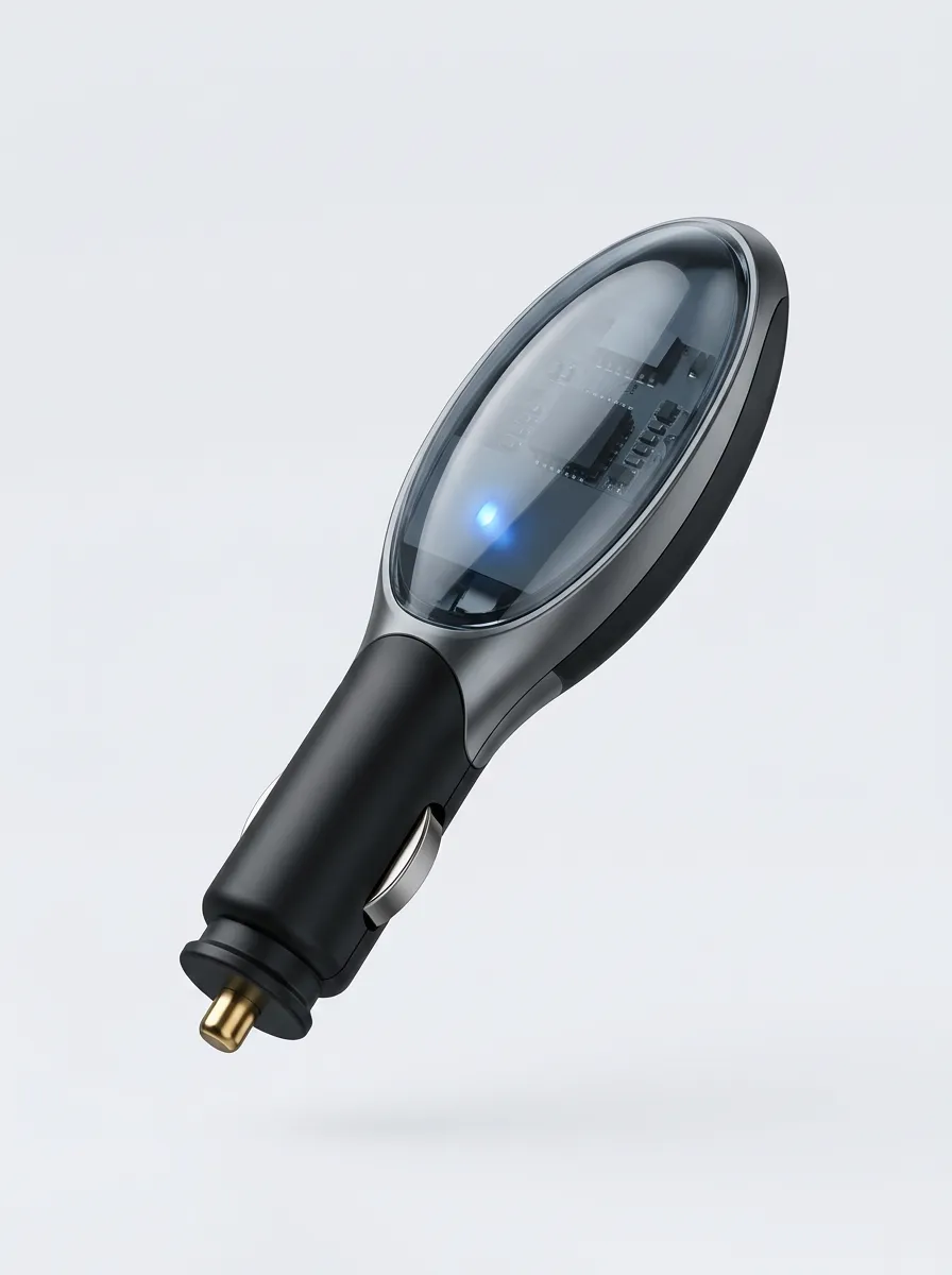 Transparent Housing LED Detail Electronic Vehicle Fuel Saver