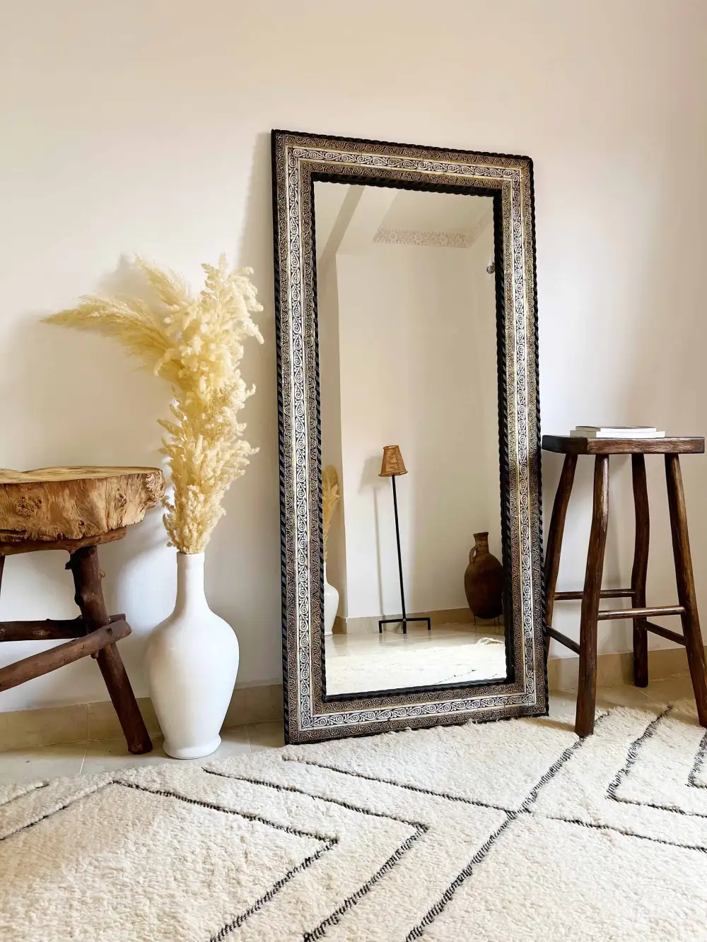 Arched Full Length Floor Mirror
