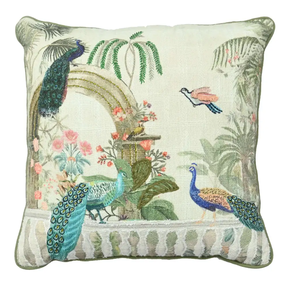 Artisan Detail Printed Decorative Cushion Cover