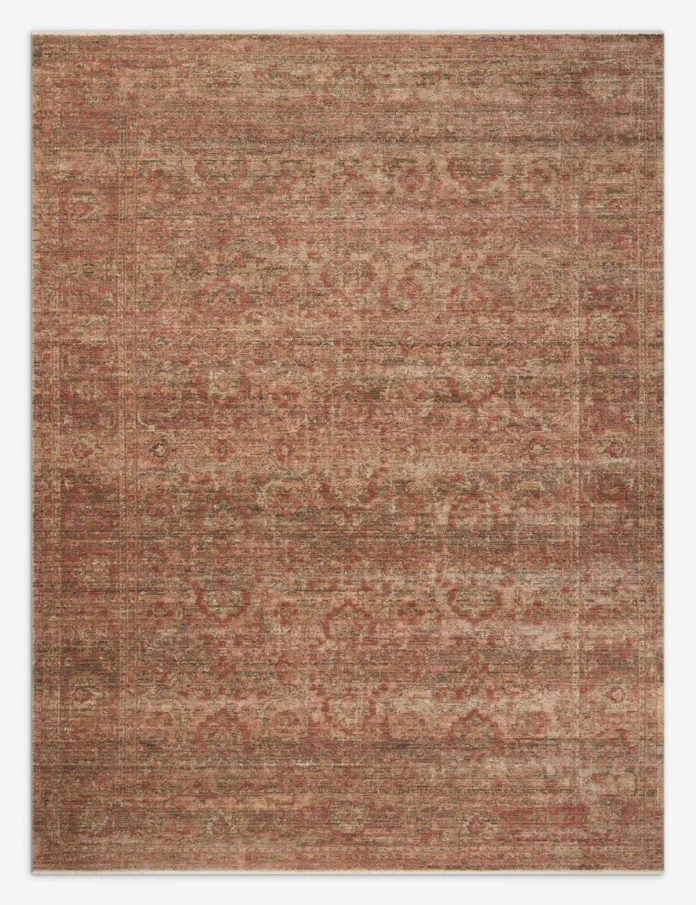 Timeless Performance Patterned Traditional Motif Machine Woven Synthetic Fiber Area Rug