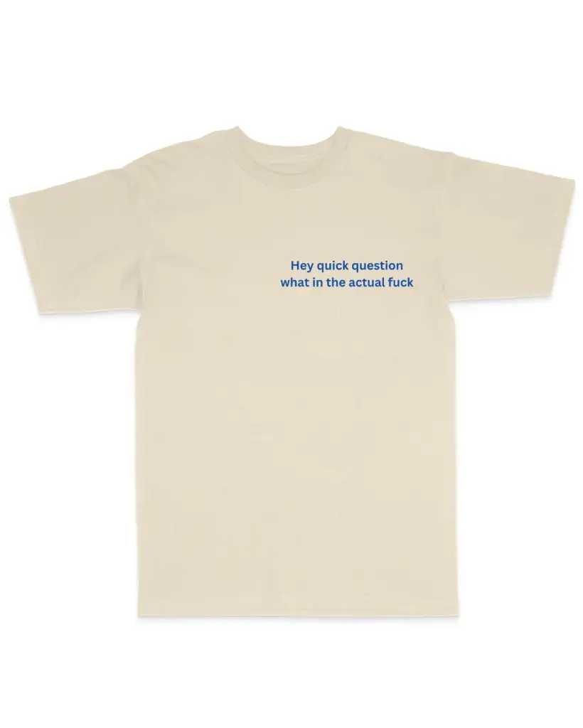Bold Letter Graphic Cotton Tee