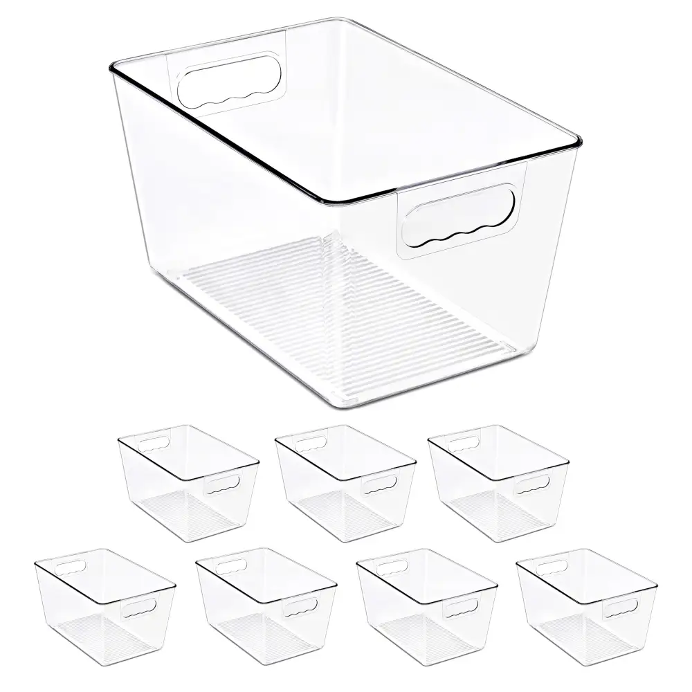 Clear Storage Bins With Handles