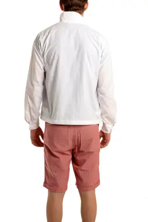 Striped Cotton Bomber Jacket