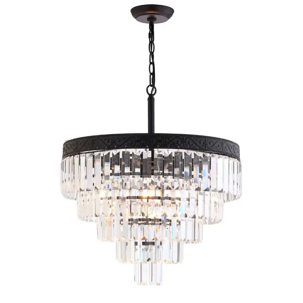 Four-Light Crystal LED Chandelier