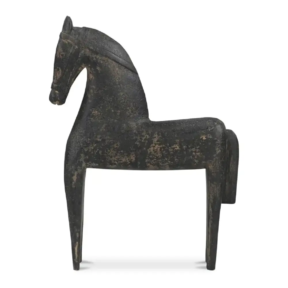 Wooden Horse Sculpture