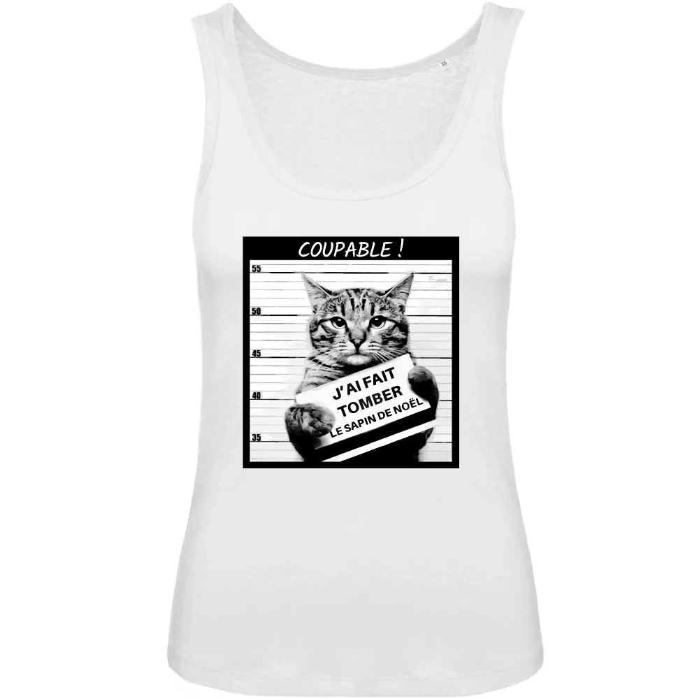 Funny Cat Graphic Tank