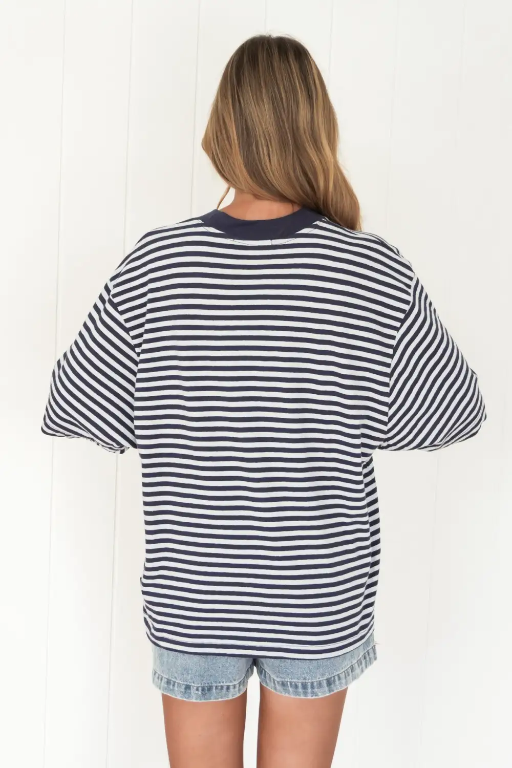 Oversized Striped Studio Casual Tee