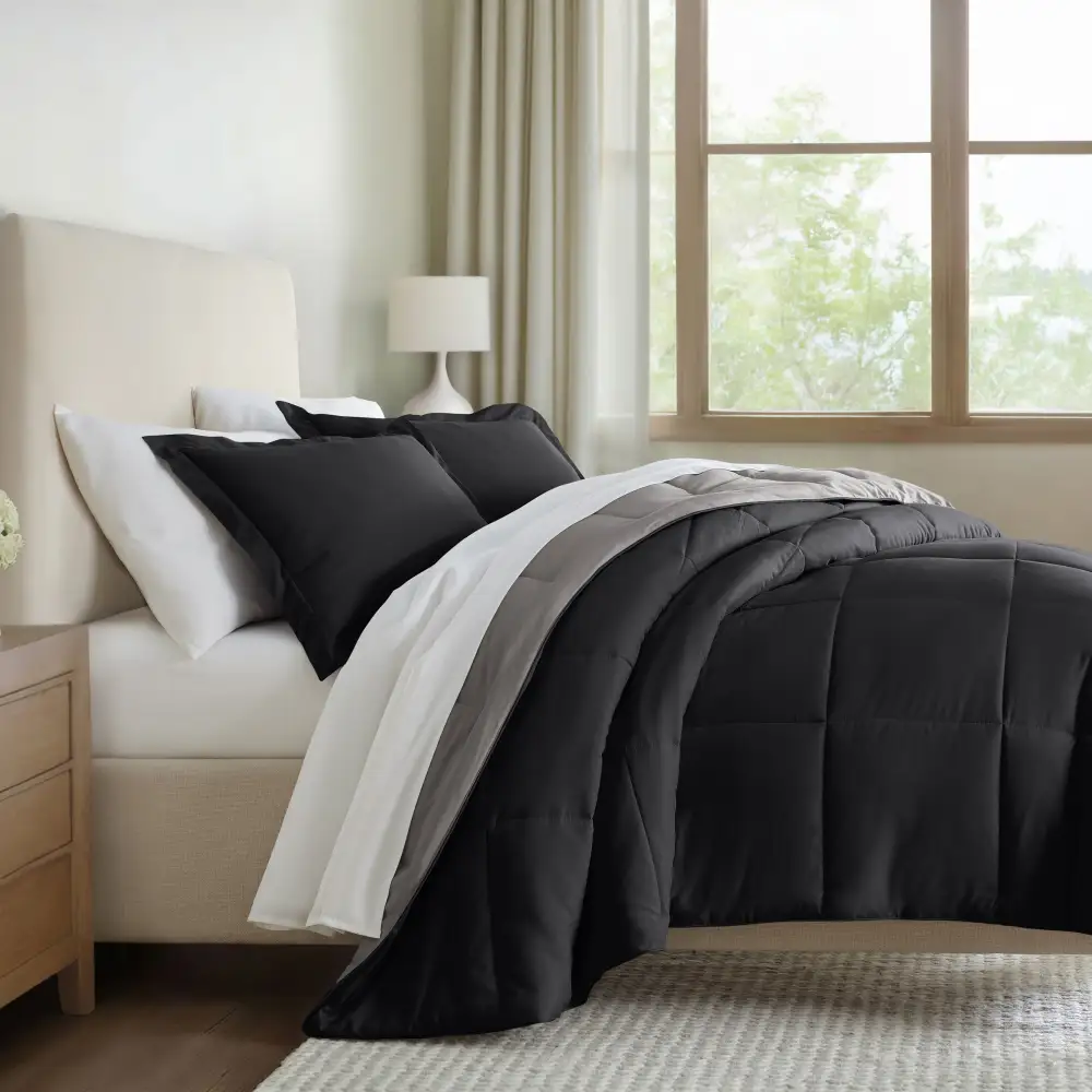Reversible Down Alternative Comforter Set