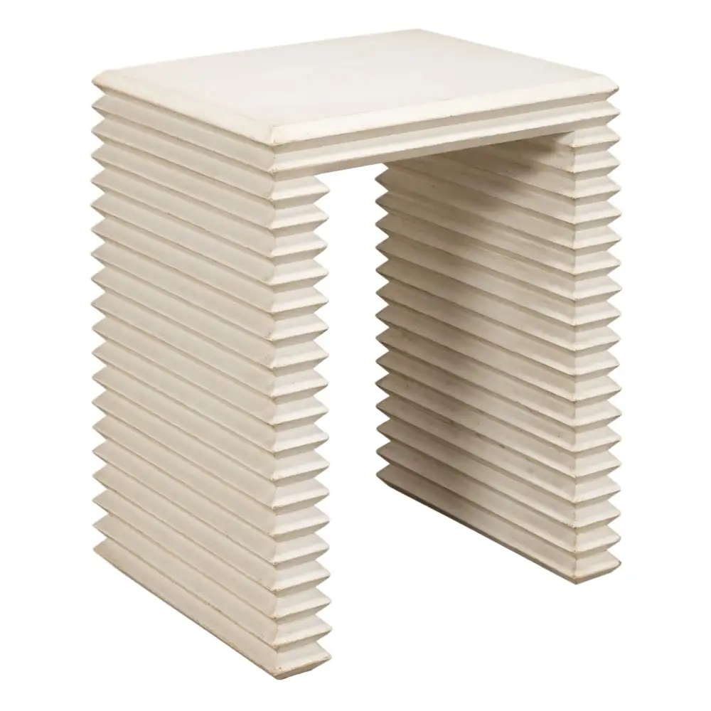 Modern Textured Side Table