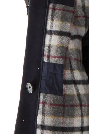 Plaid Wool Cotton Coat