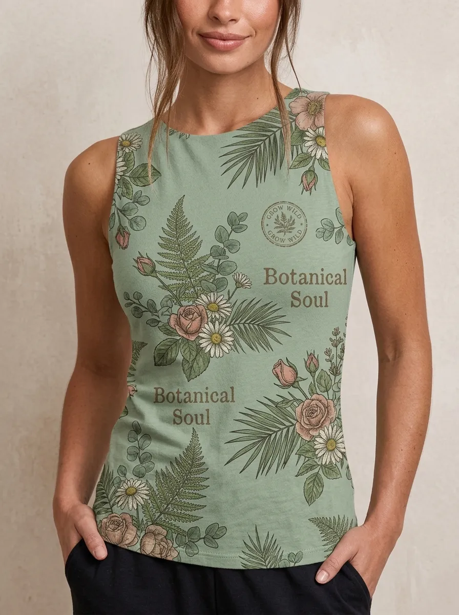 Botanical Soul Floral Tank Top