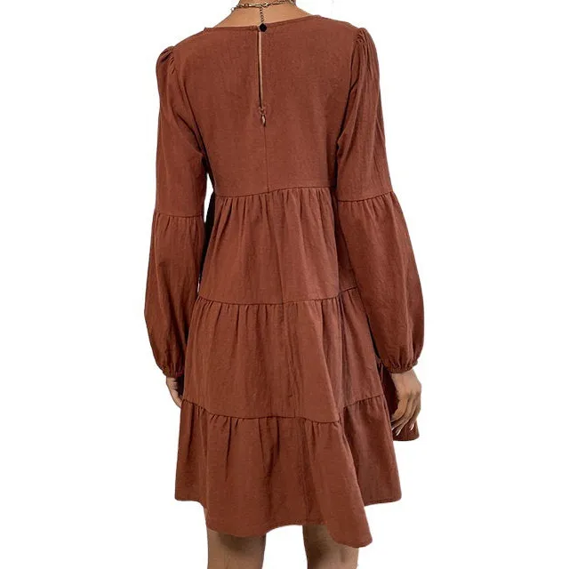 Women's Puff-Sleeve Dress