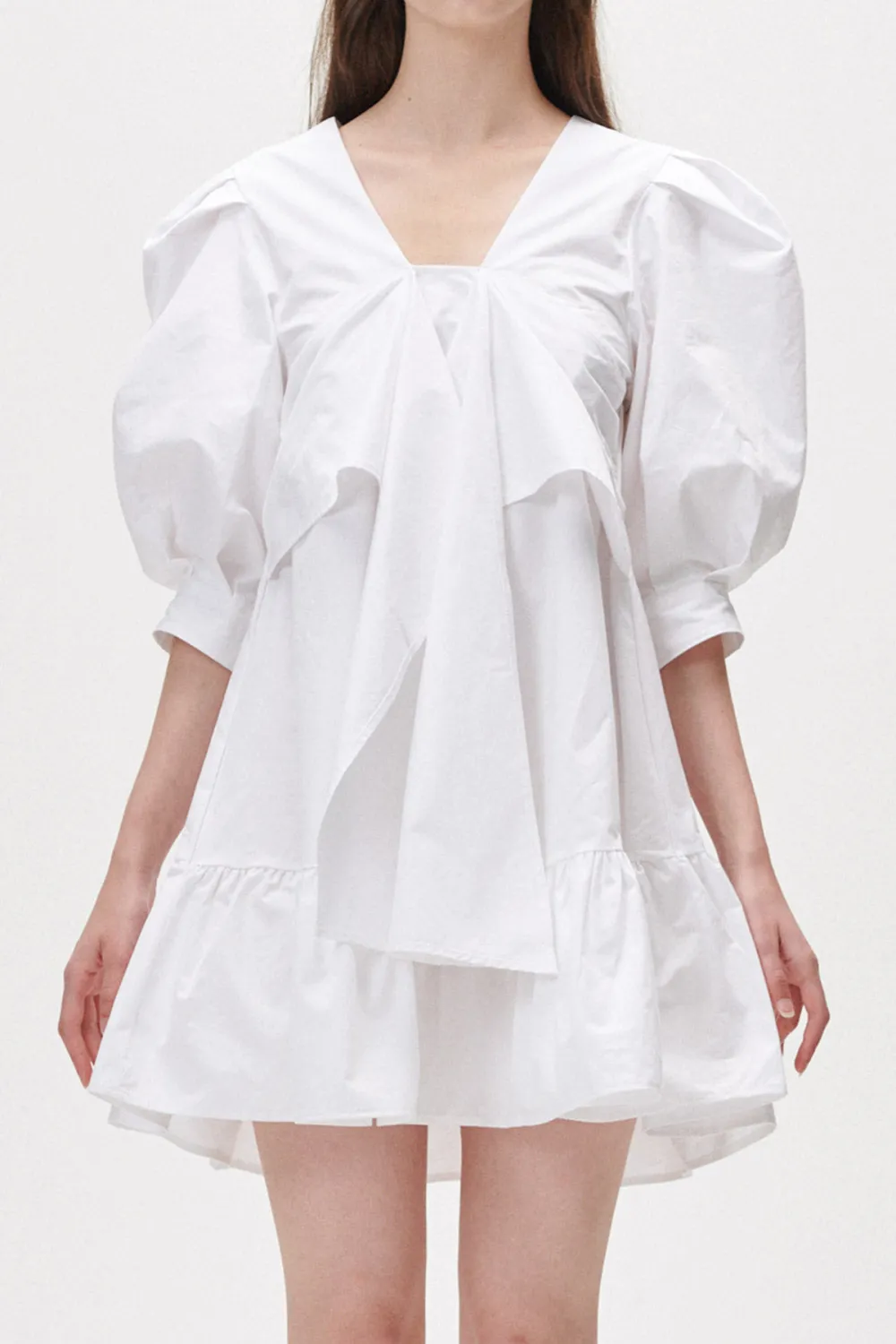 Puff Sleeve Mini Dress