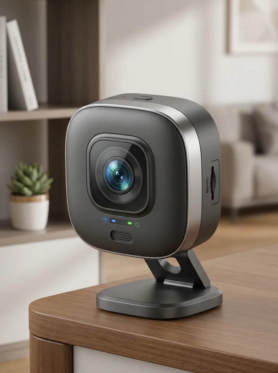 Wireless WiFi MicroSD Patterned Shell Mini Security Camera