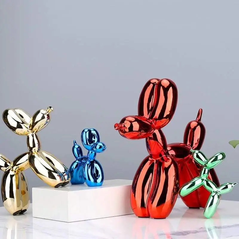Resin Dog Accent Sculpture