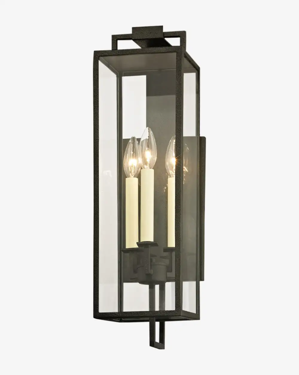 Cage-Frame Outdoor Wall Sconce