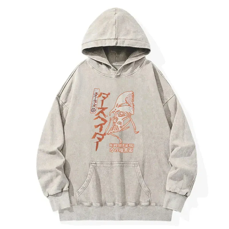 Ink Design Washed Hoodie