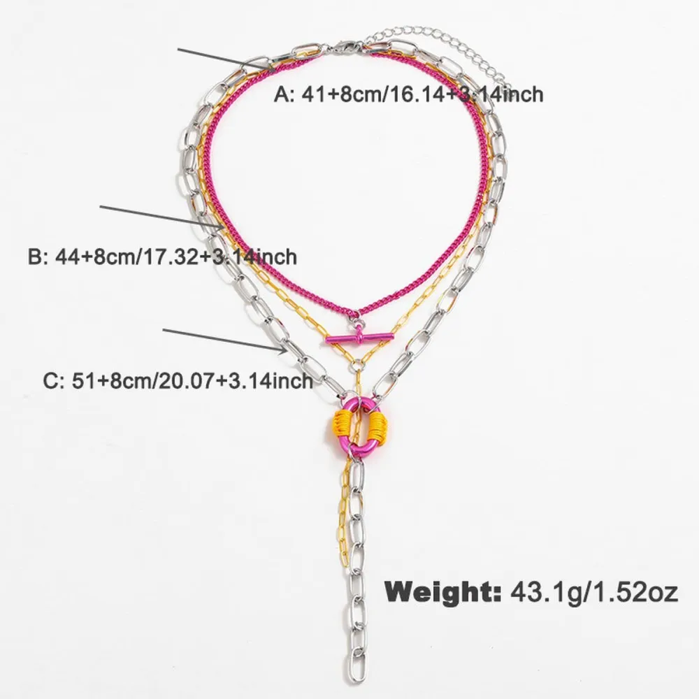 Sculpted Layered Necklace