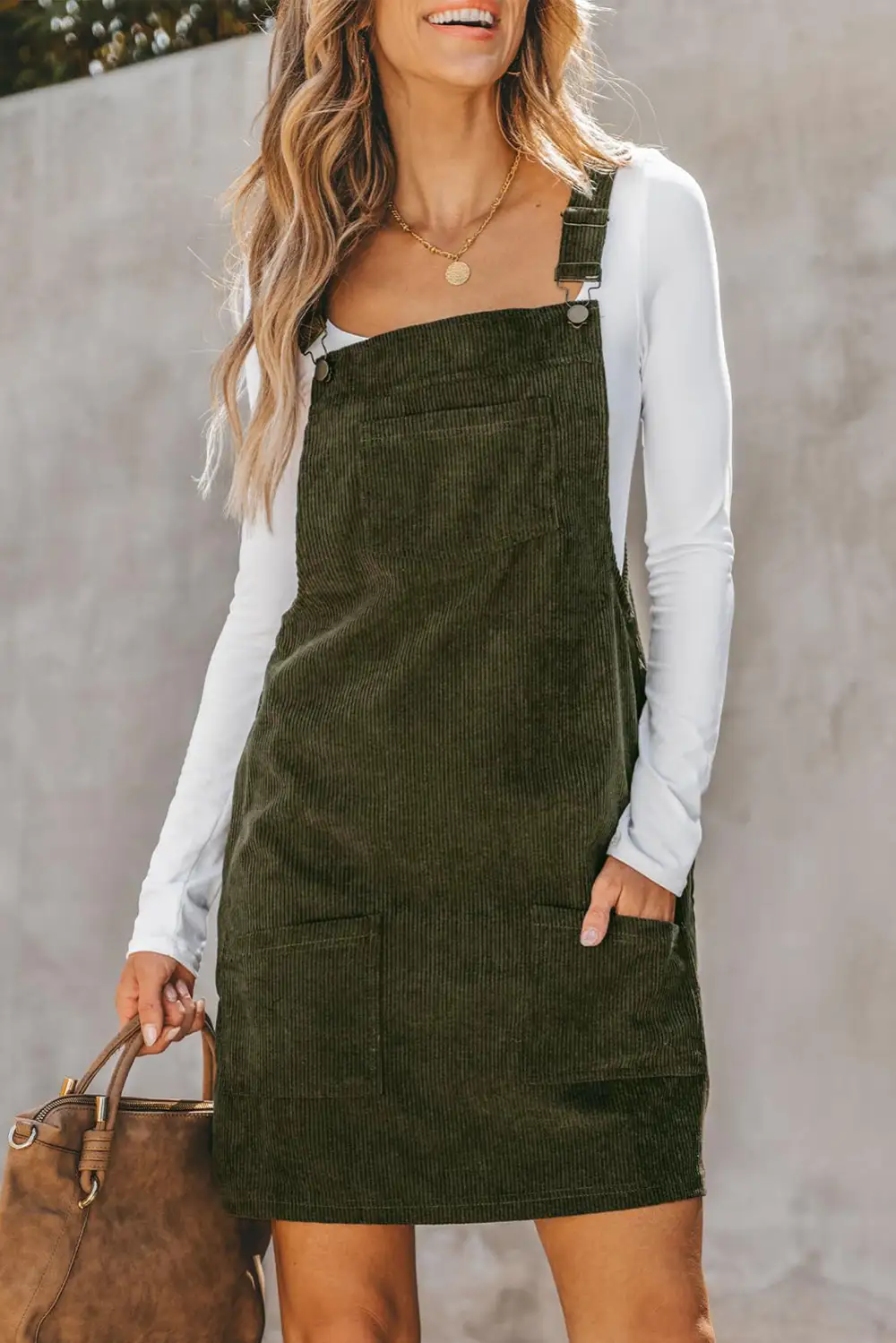 Street Ready Pocket Detail Mini Dress