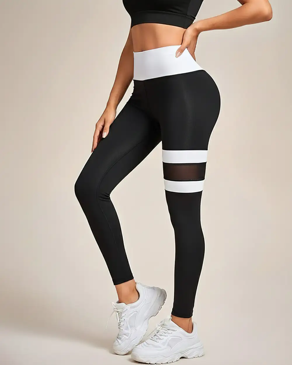 Flexible Mesh Everyday Leggings