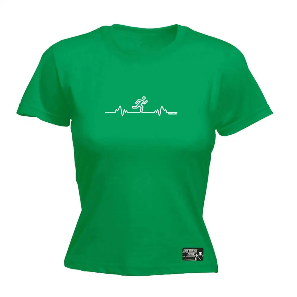 Running Pulse Graphic Fitted Tee