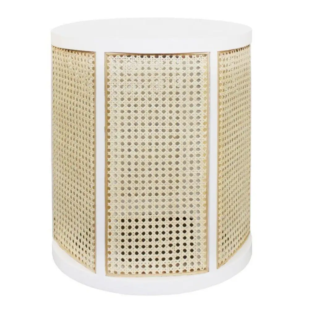 Classic Lacquered Wood Side Table