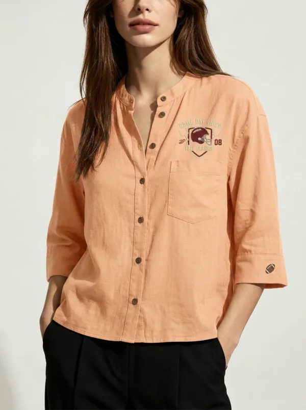 Football Graphic Casual Shirt