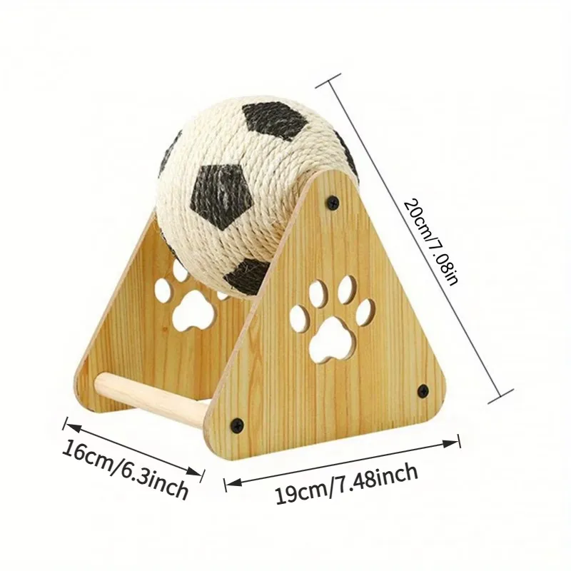 Soccer Style Cat Scratching Ball Toy