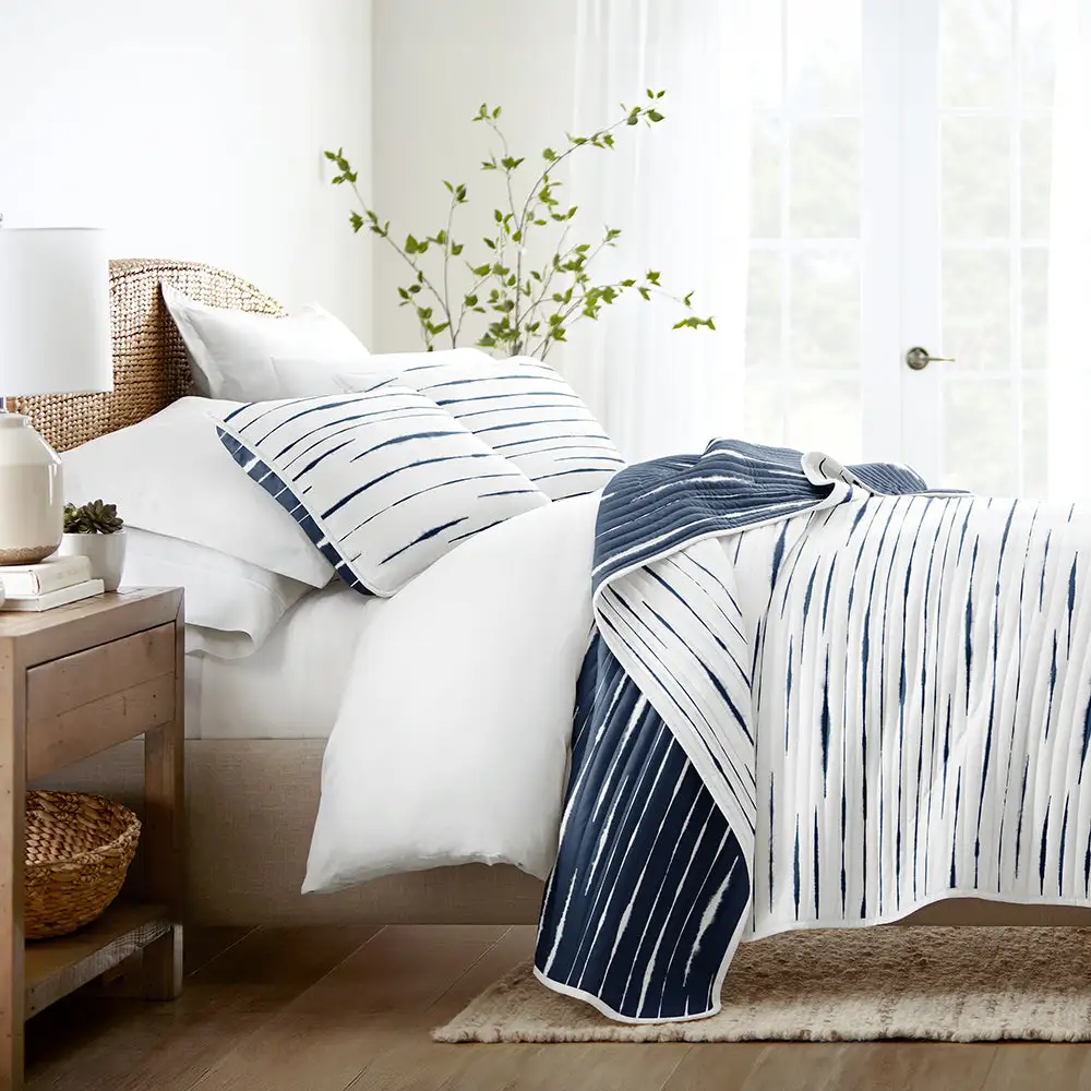 Reversible Quilted Coverlet Set