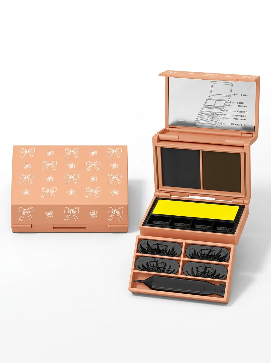 Bow Flower Eye Makeup Stamp Set