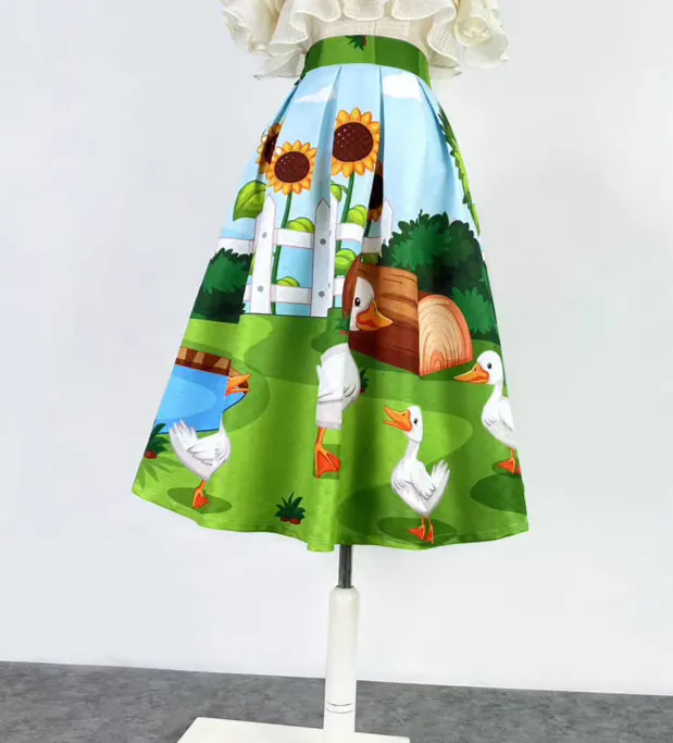 Textured Layering Everyday Casual Skirt