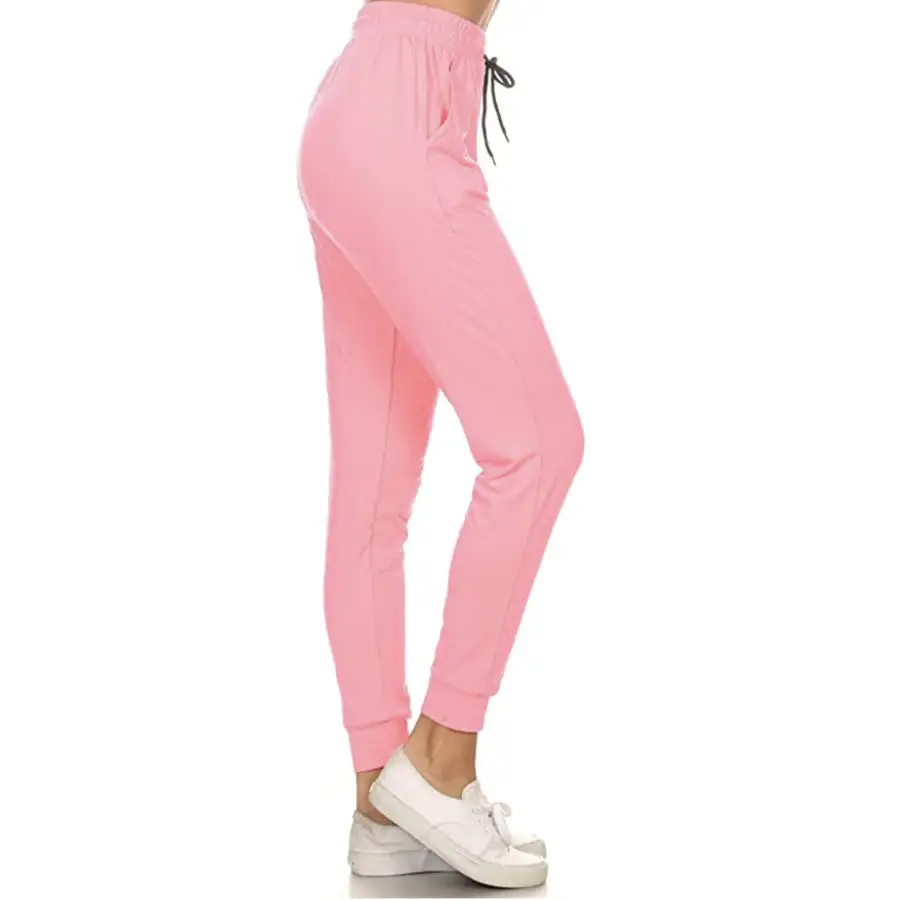 Graceful Buttery Soft Solid Colour Joggers Tracksuit Bottoms