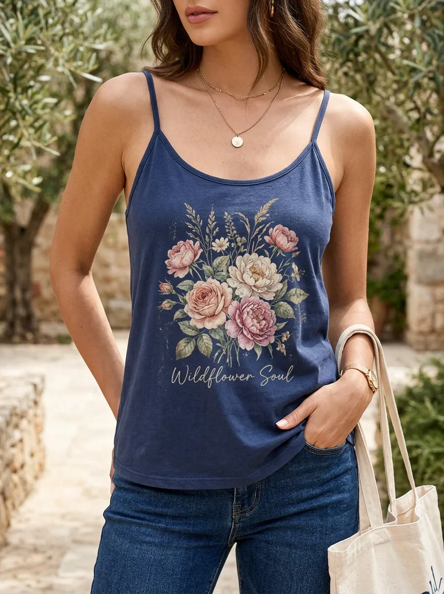 Wildflower Soul Floral Tank Top