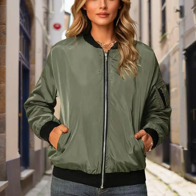 Modern Zip Collar Jacket
