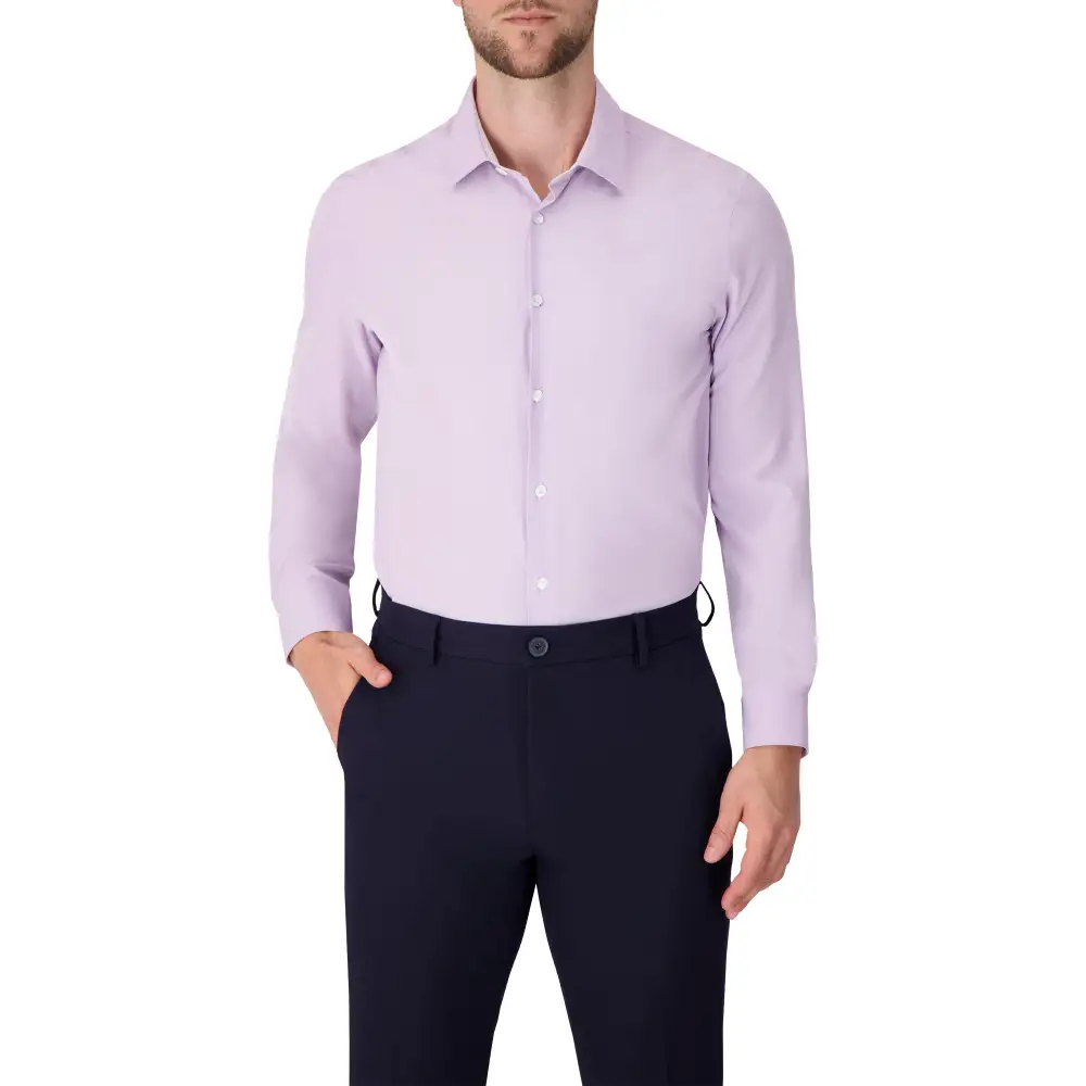 Four-Way-Stretch Men's Dress Shirt