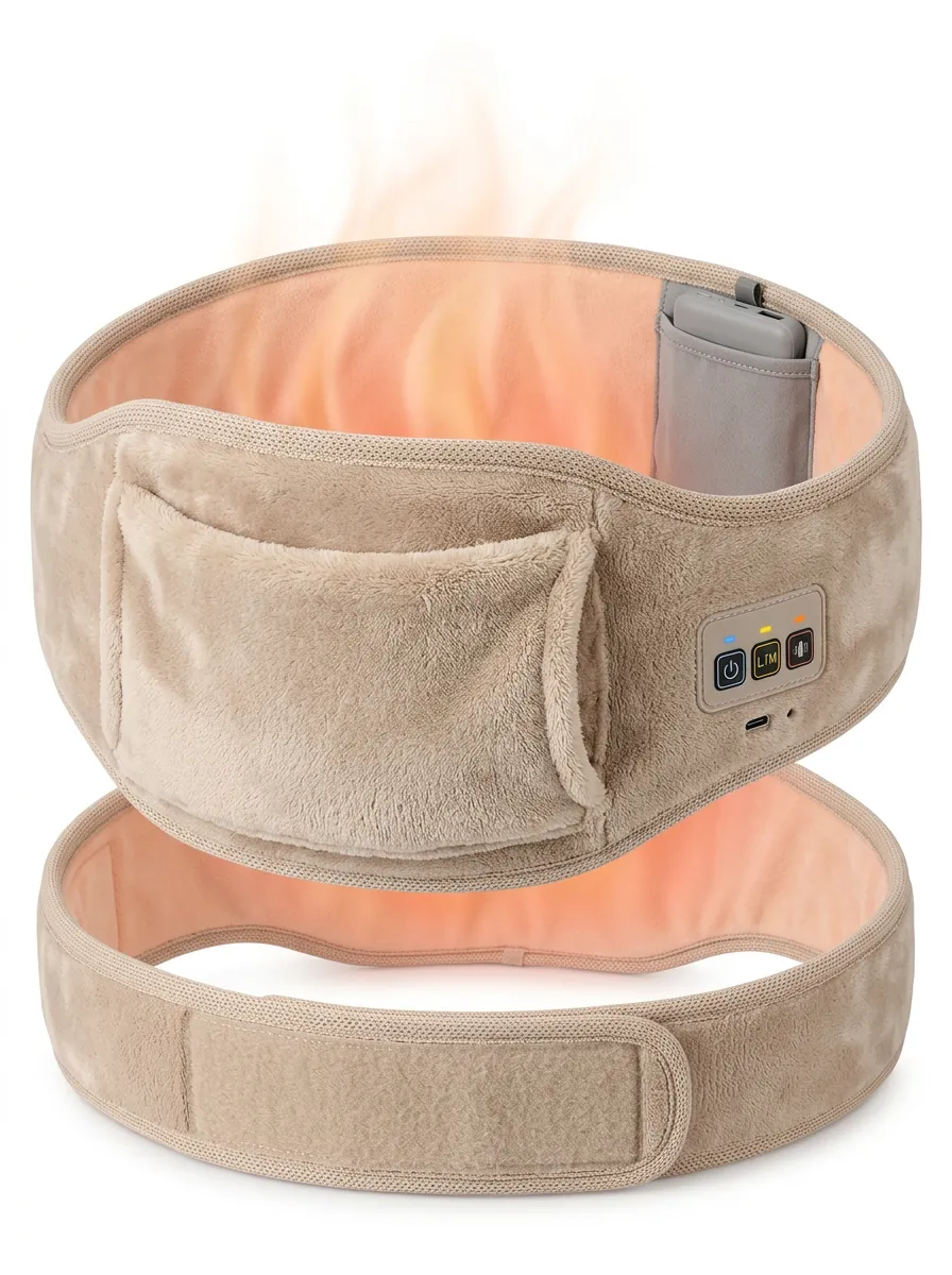 Electric Warming Waist Belt with Massage