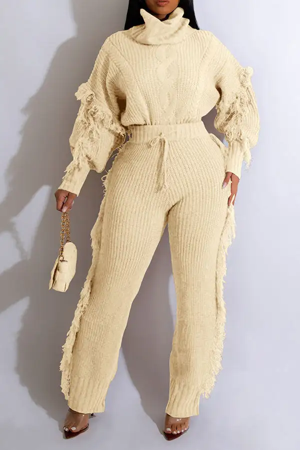 Smart Tassel Pant Suit
