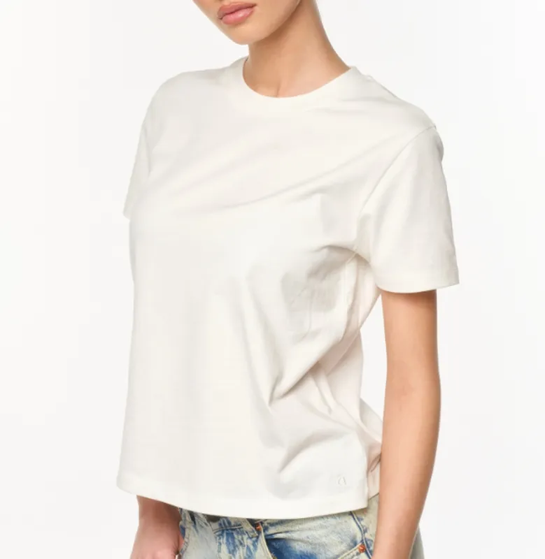 Soft White Everyday Crew Tee