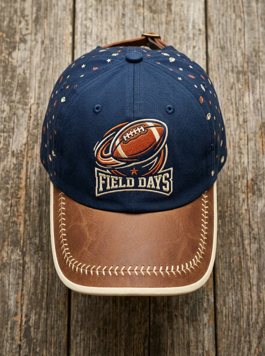 Embroidered Field Days Baseball Cap