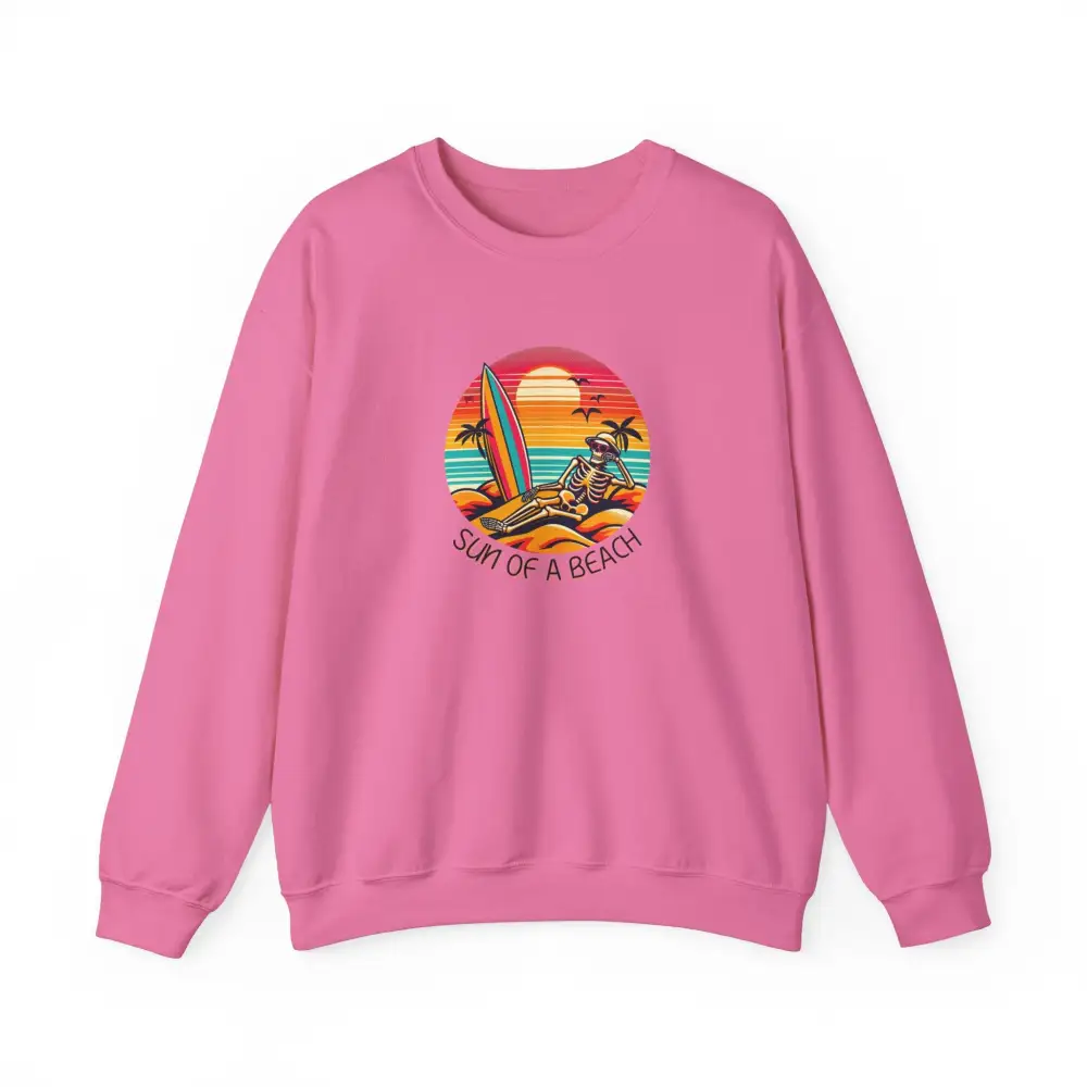Skeleton Beach Graphic Crewneck Sweatshirt