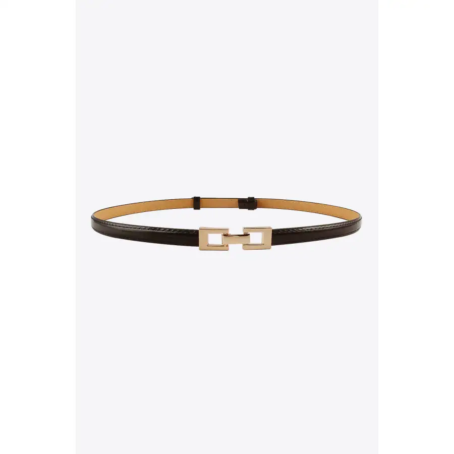 PU Skinny Belt
