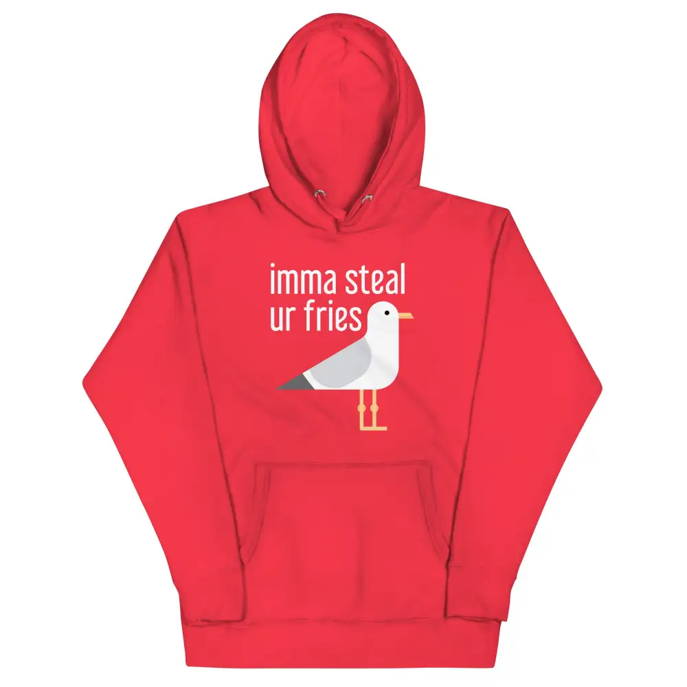 Fries Thief Graphic Hoodie