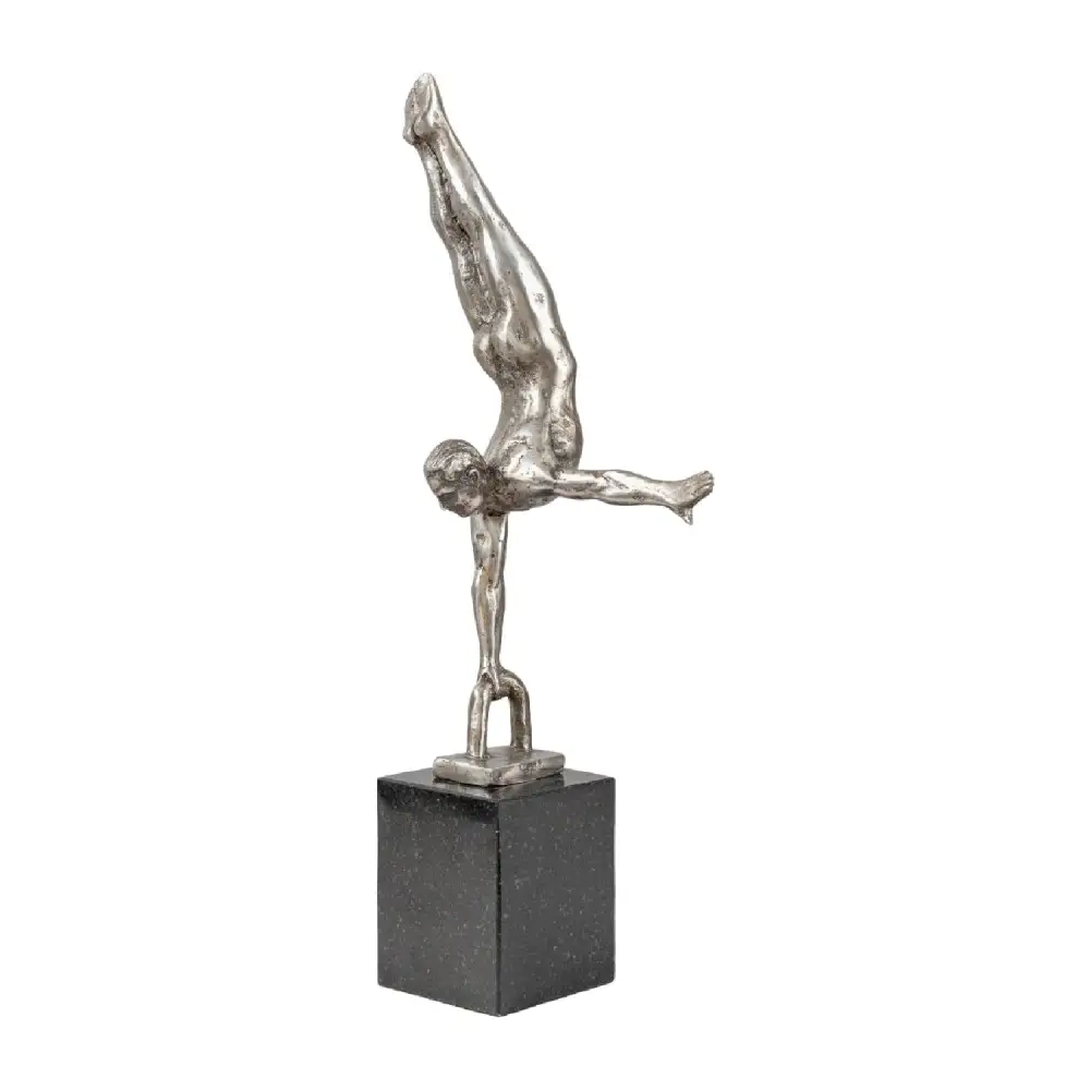 Iron Handstand Sculpture