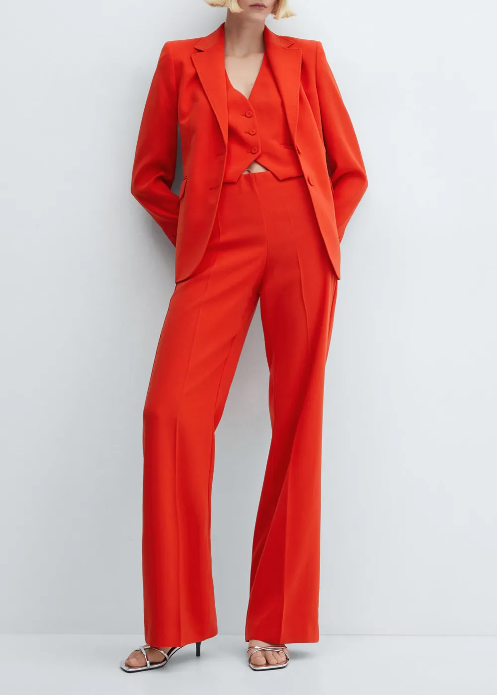 Wideleg Pants With Belt