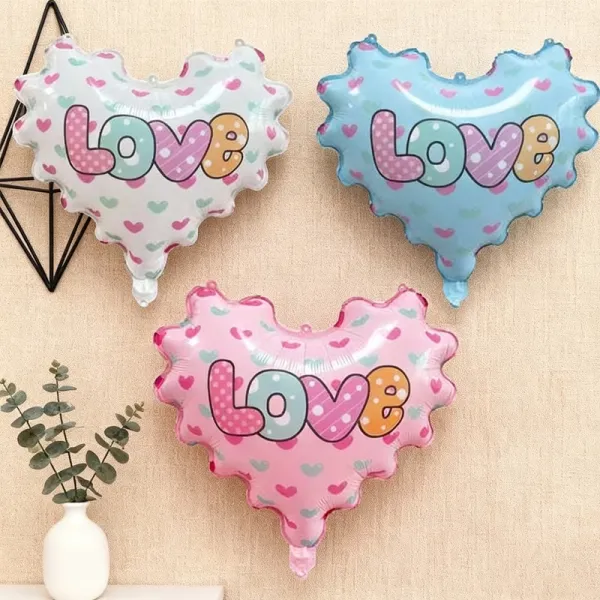 LOVE Heart Mylar Balloons